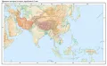 Иранское нагорье на карте зарубежной Азии
