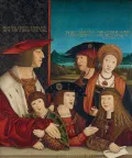 Бернхард Штригель. Семья императора Максимилиана I. После 1515