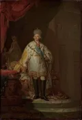 Владимир Боровиковский. Портрет Павла I в белом далматике. 1799–1800