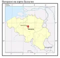 Ватерлоо на карте Бельгии