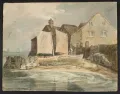 Уильям Тёрнер. Дома и лодки в Грейвзенде. 1796