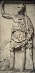 Стела, предположительно, изображающая Полибия. 2 в. до н. э.