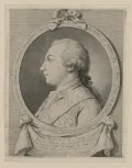 Георг Фридрих Шмидт. Портрет И. И. Шувалова. 1762. Гравюра по рисунку Луи Жан-Франсуа Лагрене