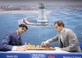 Партия Аниш Гири – Магнус Карлсен на турнире в Вейк-ан-Зе (Нидерланды). 2019