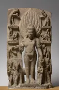 Агни, бог огня. Уттар-Прадеш (Индия). Ок. 1000