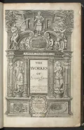 The Workes of Benjamin Ionson. London, 1640 (Бенджамин Джонсон. Труды). Титульный лист