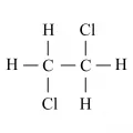 Структурная формула 1,2-дихлорэтана
