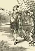 Полководец Пелопид обращается к фиванцам перед битвой при Левктрах