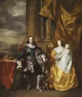 Антонис ван Дейк. Карл I Стюарт и Генриетта Мария с двумя старшими детьми, принцем Карлом и принцессой Марией. 1632