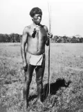 Индеец гуахибо с луком и стрелами