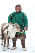 Андрей Головнёв во время экспедиции на Ямал. 2016