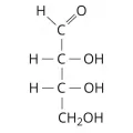 Структурная формула D-эритрозы