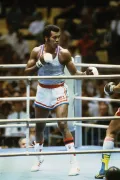 Победитель Олимпийских игр в Москве Теофило Стивенсон. 1980