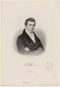 Август Вегер. Портрет Иоганна Баптиста Крамера. 1820.