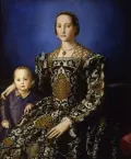 Аньоло Бронзино. Портрет Элеоноры Толедской с сыном. Ок. 1545