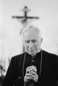 Архиепископ Марсель Лефевр во время мессы. Фридрихсхафен (Германия). 1976