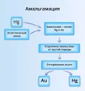 Схема процесса амальгамации