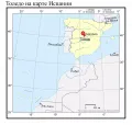 Толедо на карте Испании