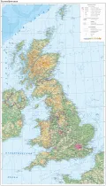 Общегеографическая карта Великобритании