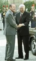  Жак Ширак и Борис Ельцин. Париж. Май 1997