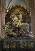 Бернт Нотке. Алтарь-реликварий Св. Георгия. Церковь Св. Николая, Стокгольм. 1489