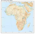 Мыс Альмади на карте Африки