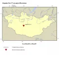 Нарийн-Гол 17 на карте Монголии
