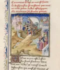 Пленение Эдуарда II по приказу королевы Изабеллы. Миниатюра из рукописи Жана Фруассара «Новые хроники Франции и Англии»