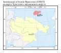 Заповедник «Остров Врангеля» на карте Чукотского автономного округа