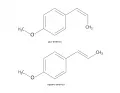 Структурные формулы цис-анетола и транс-анетола