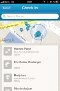 Мобильное приложение Foursquare