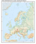 Озеро Штарнбергер-Зе на карте зарубежной Европы