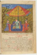 Чингисхан в окружении монгольских сановников