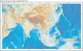 Пролив Цугару на карте зарубежной Азии