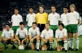 Сборная Ирландии перед 1/4 финала Четырнадцатого чемпионата мира по футболу. 1990