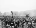 Объединённый митинг Независимой рабочей партии и Организации безработных против национального правительства. Гайд-парк, Лондон. 1931