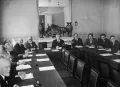 Переговоры между ВКТ и Всеобщей конфедерацией предпринимателей. Матиньонский дворец, Париж. Июнь 1936