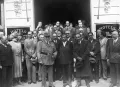 Члены правительства «Виши». В центре Филипп Петен и Пьер Лаваль. Ок. 1942–1944