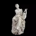 Муза Терпсихора, играющая на лире. Вилла Адриана, Тиволи (Италия). 130–150. Римская копия с греческого оригинала 2 в. до н. э.