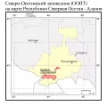 Северо-Осетинский заповедник (ООПТ) на карте республики Северная Осетия – Алания