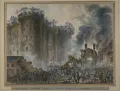 Жан-Пьер Уэль. Штурм и взятие Бастилии 14 июля 1789. Ок. 1789