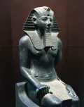 Статуя Тутмоса III. XVIII династия. Египетский музей в Каире 