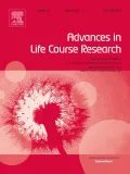 Advances in Life Course Research. June 2023. Vol. 56. Обложка журнала 