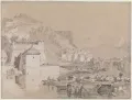 Уильям Тёрнер. Вид на Гренобль с рекой Изер и портом. 1802