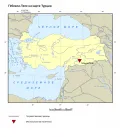 Гёбекли-Тепе на карте Турции