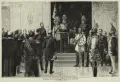 Карл Беккер. Король Пруссии Вильгельм I открывает первое заседание конституционного рейхстага Северогерманского союза 24 февраля 1867. 1888