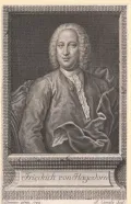 Джузеппе Канале. Портрет Фридриха фон Хагедорна. 1744–1775