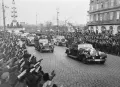 Триумфальный въезд Адольфа Гитлера в Вену после аншлюса Австрии. Март 1938