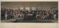 Подписание Нанкинского договора. Гравюра Джона Бёрнета по рисунку капитана Джона Платта. 1846
