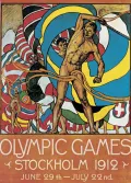 Плакат Олимпиады в Стокгольме. 1912